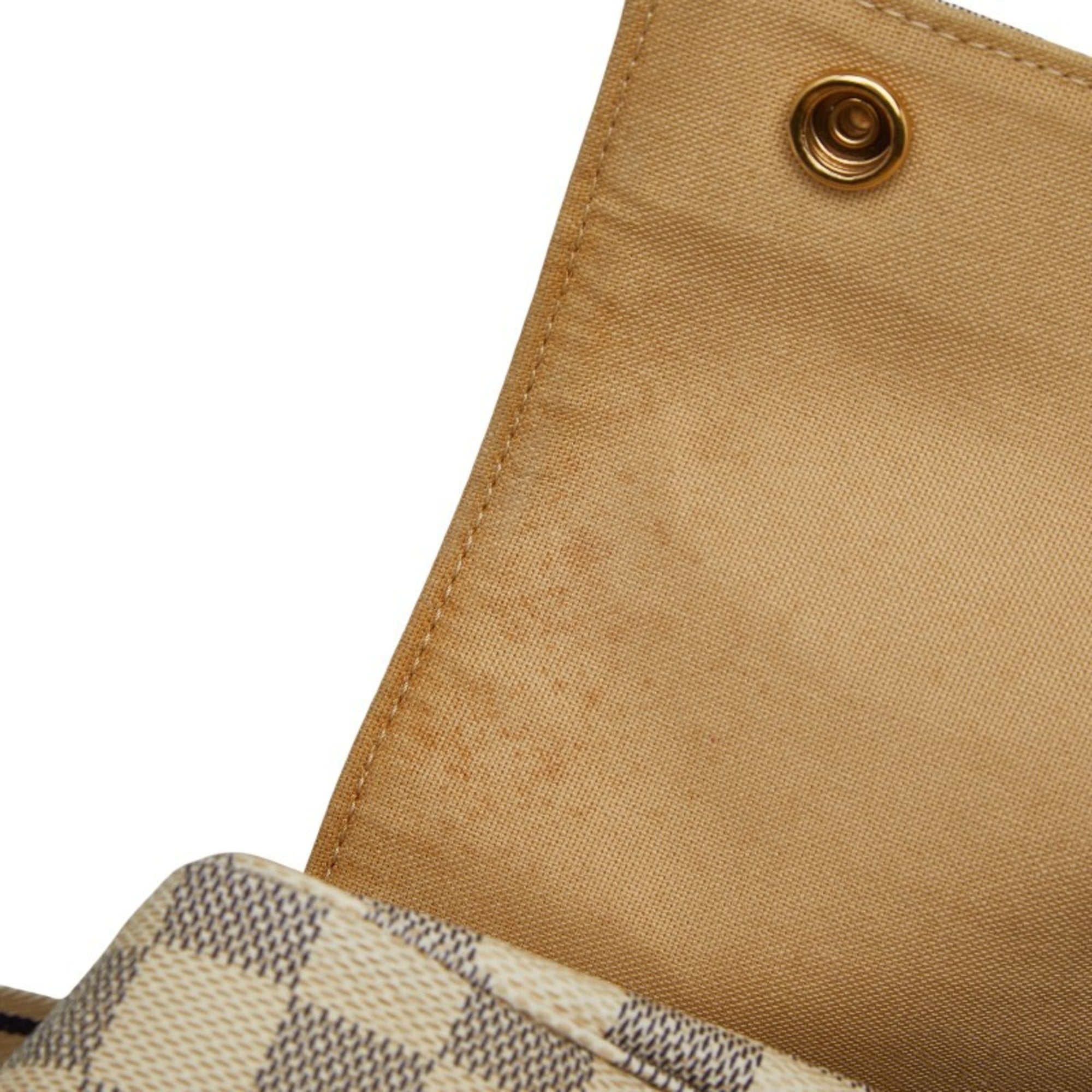 Louis Vuitton White Pvc Leather Shoulder Bag