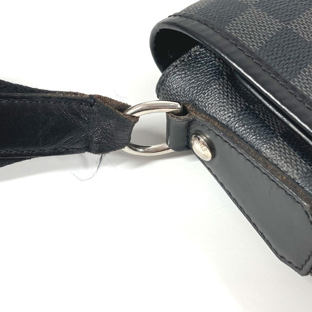 Louis Vuitton Black Damier Graphite Messenger Bag Shoulder Bag