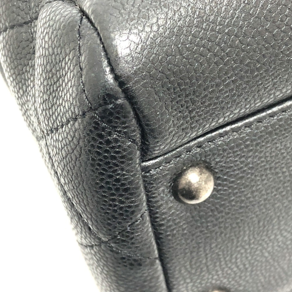 Chanel Black Leather Shoulder Bag