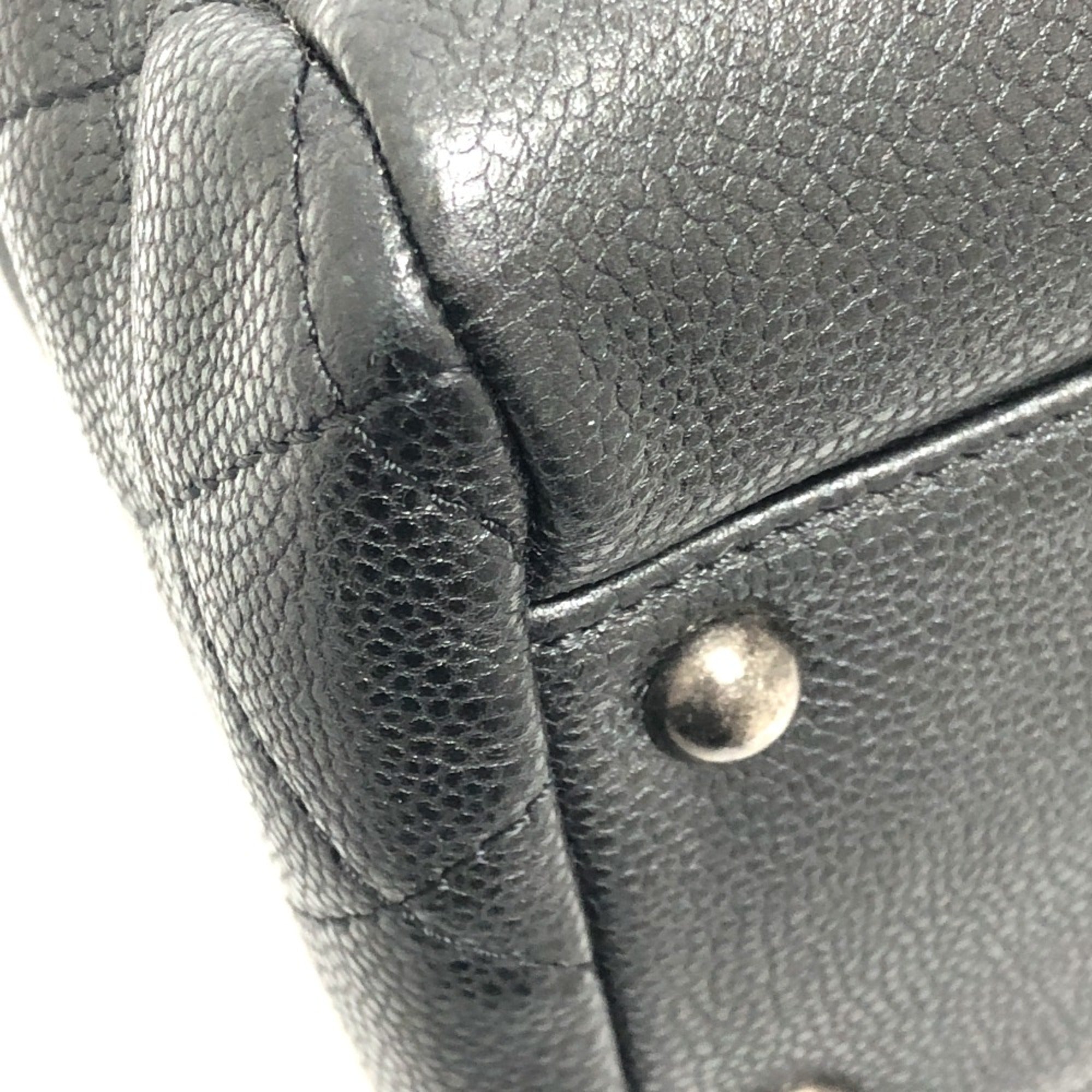 Chanel Black Leather Shoulder Bag