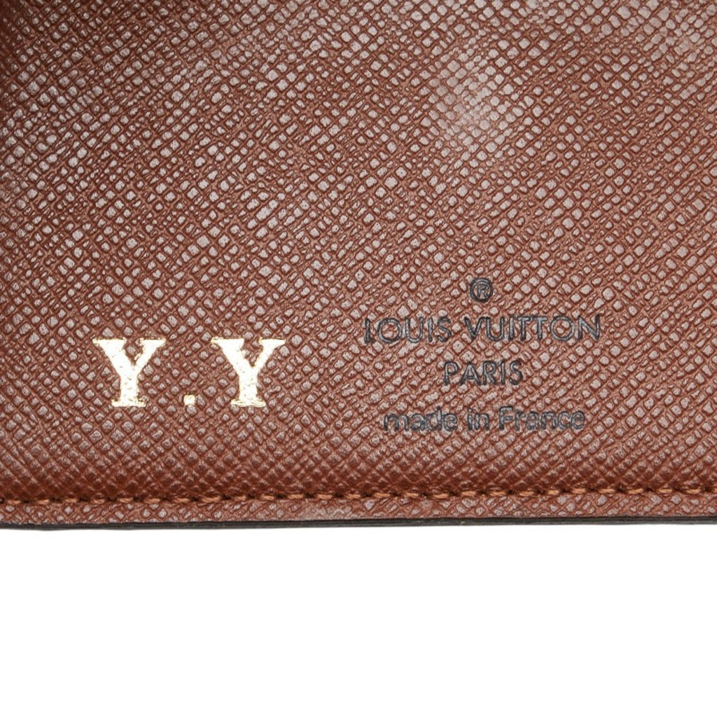 Louis Vuitton Monogram Brown Pvc Leather Wallet (Tri-Fold)
