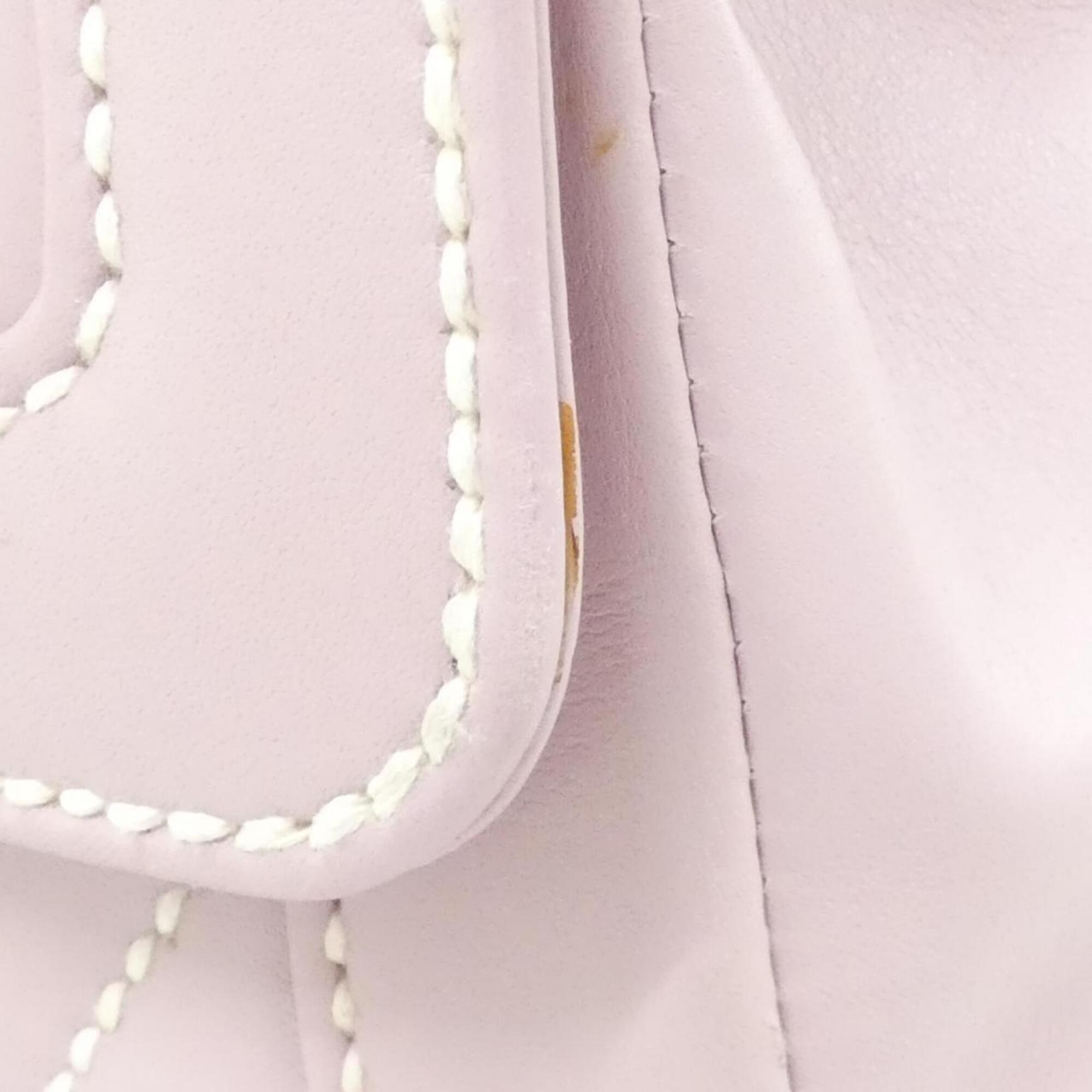 Chanel Light Purple Leather Handbag