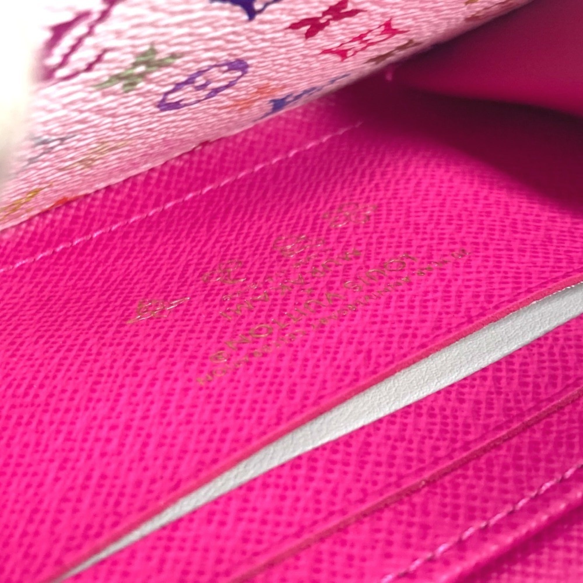 Louis Vuitton Pink Epi Leather Long Wallet