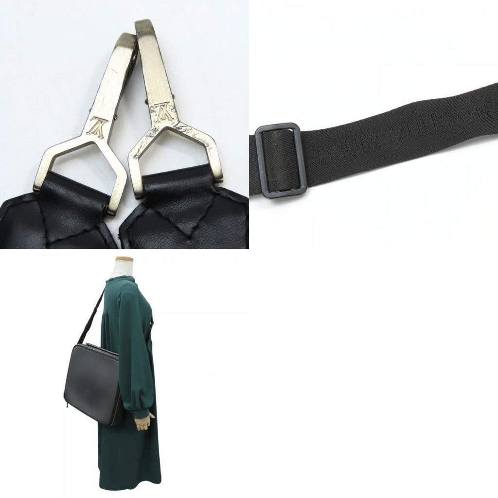Louis Vuitton Ardoise Taiga Leather Shoulder Bag