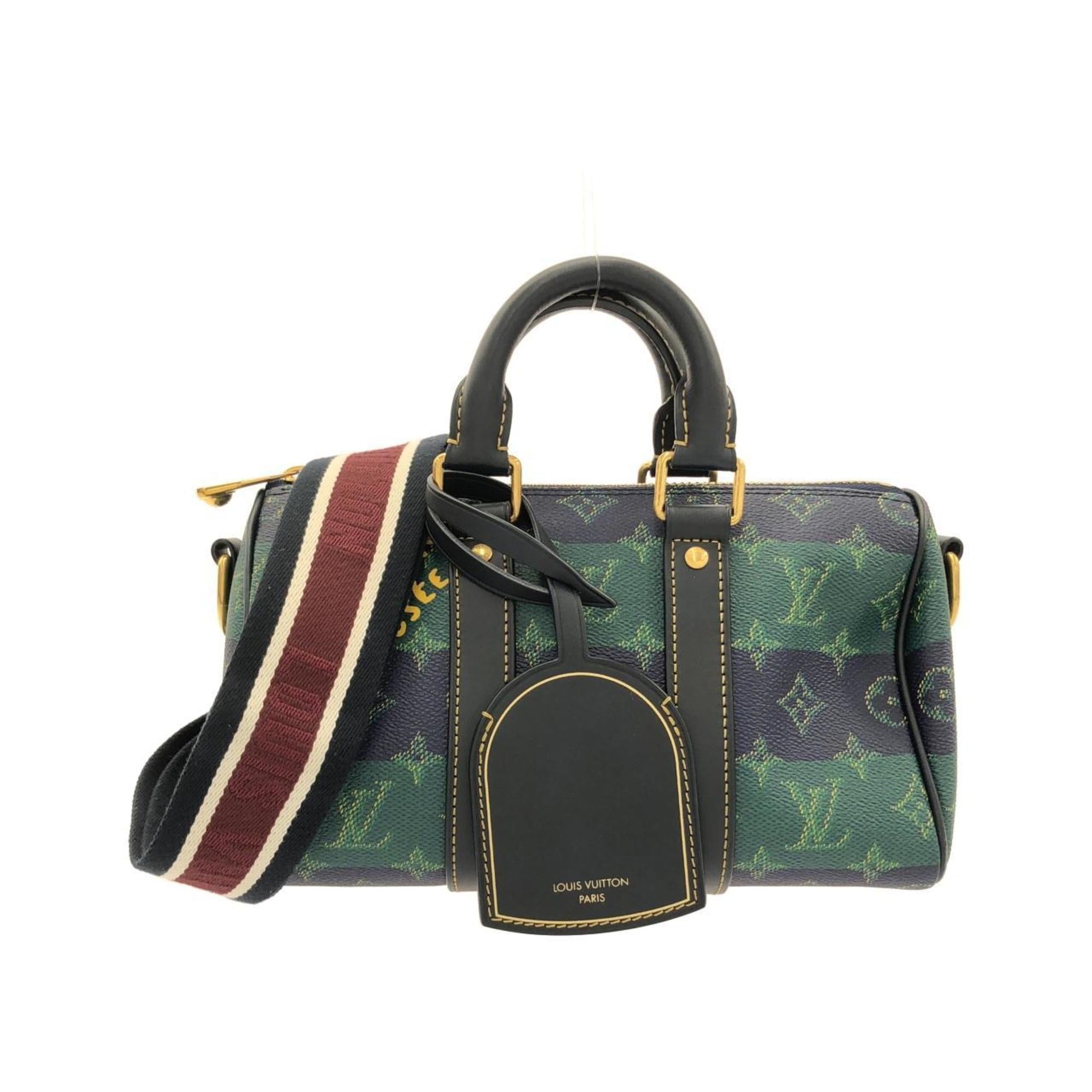 Louis Vuitton Gold Coated Canvas Boston Bag
