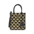 Prada Gold Nero Handbag