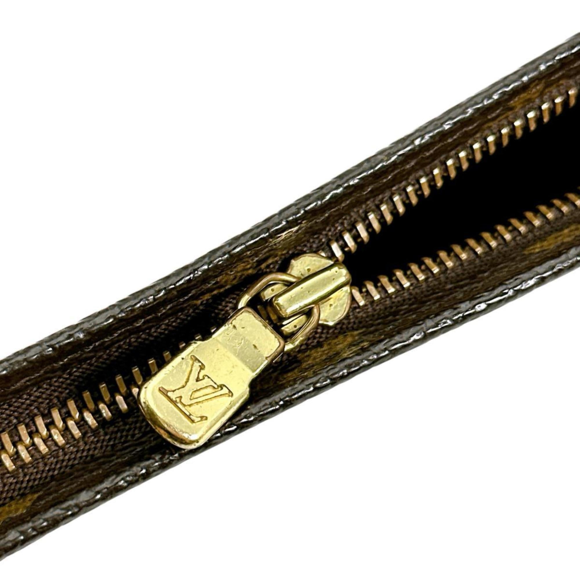 Louis Vuitton Brown Monogram Canvas Pochette Pouch Wash Bag