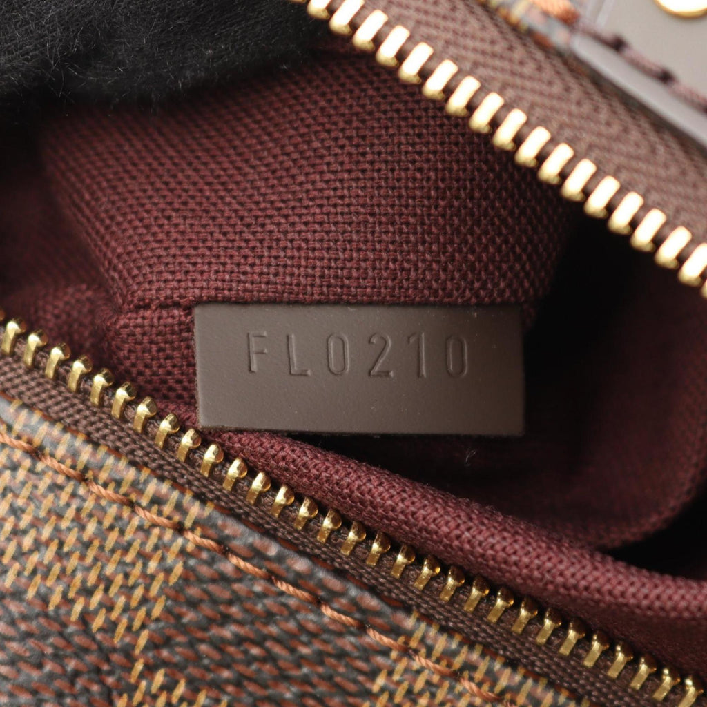 Louis Vuitton Brown Coated Canvas Leather Tote Bag