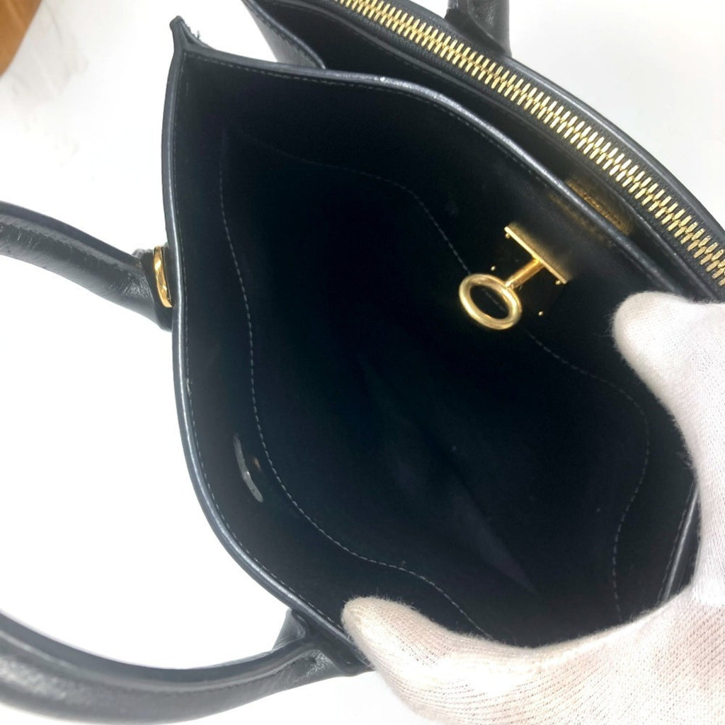 Louis Vuitton Black Noir Leather Handbag