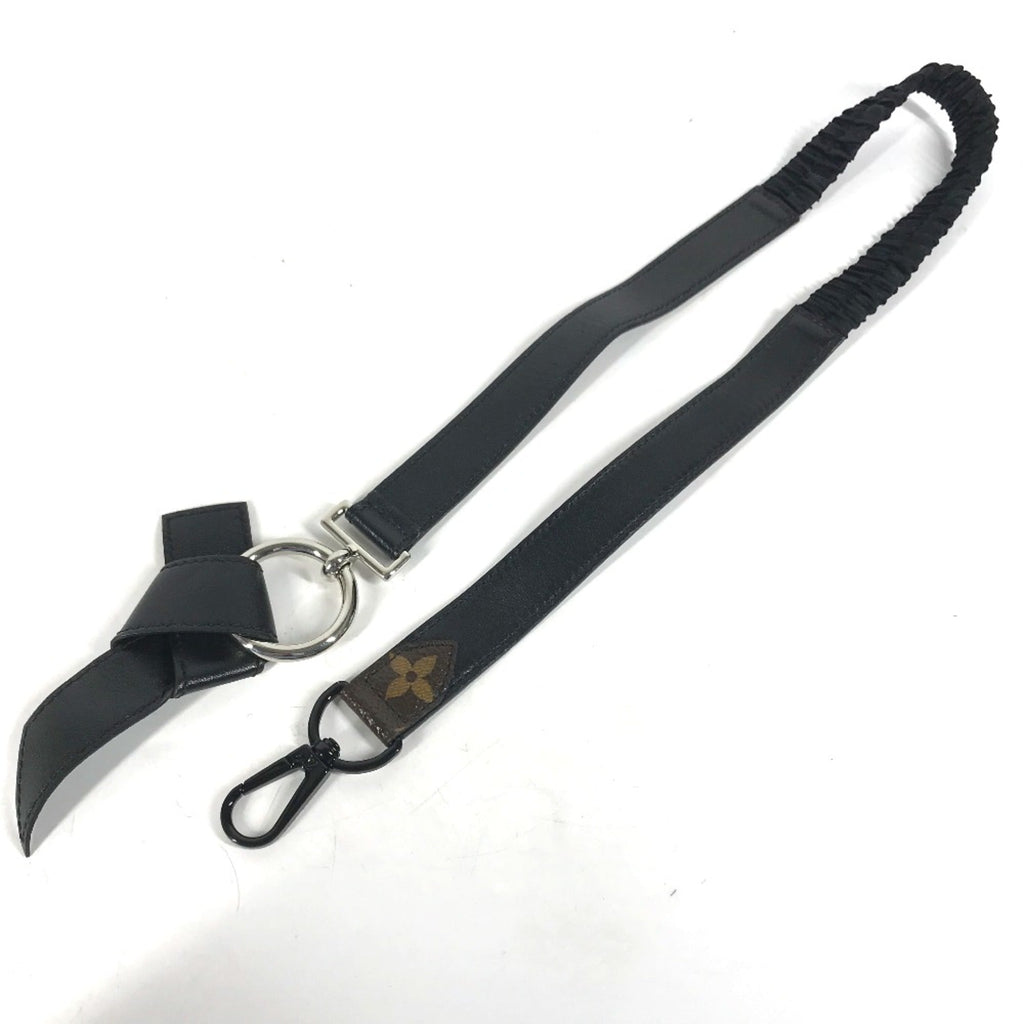 Louis Vuitton Black Leather Chain/Shoulder Wallet