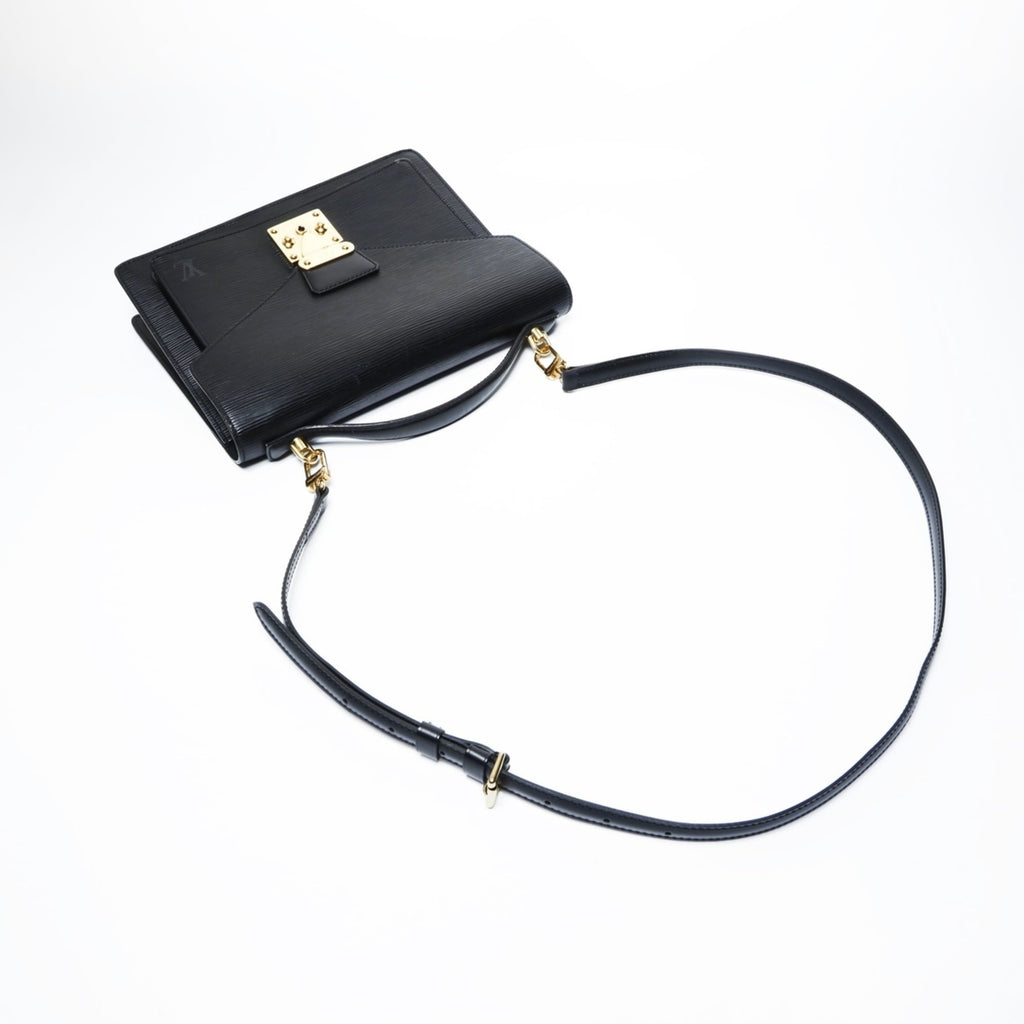 Louis Vuitton Epi Black Epi Leather Handbag