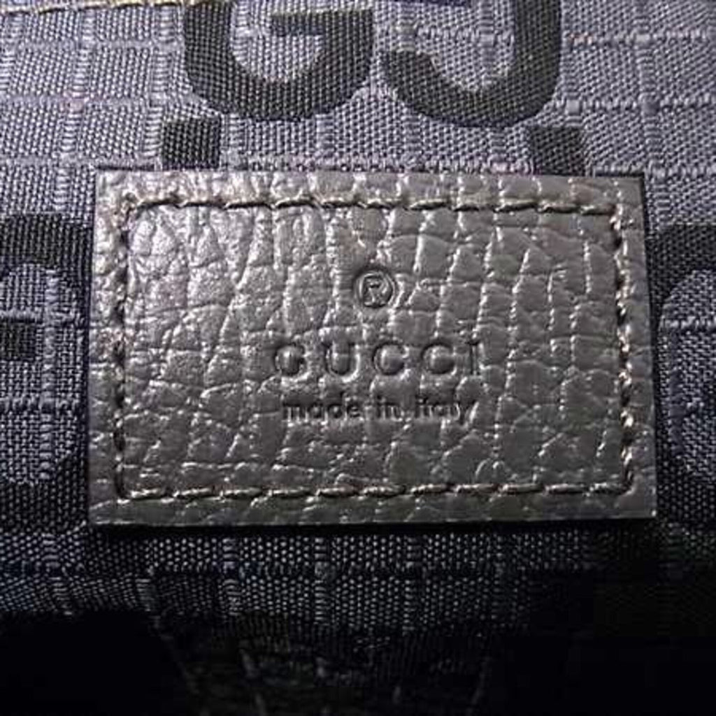 Gucci Gg Canvas Black Gray Gg Canvas Clutch Bag (Pre-Owned)
