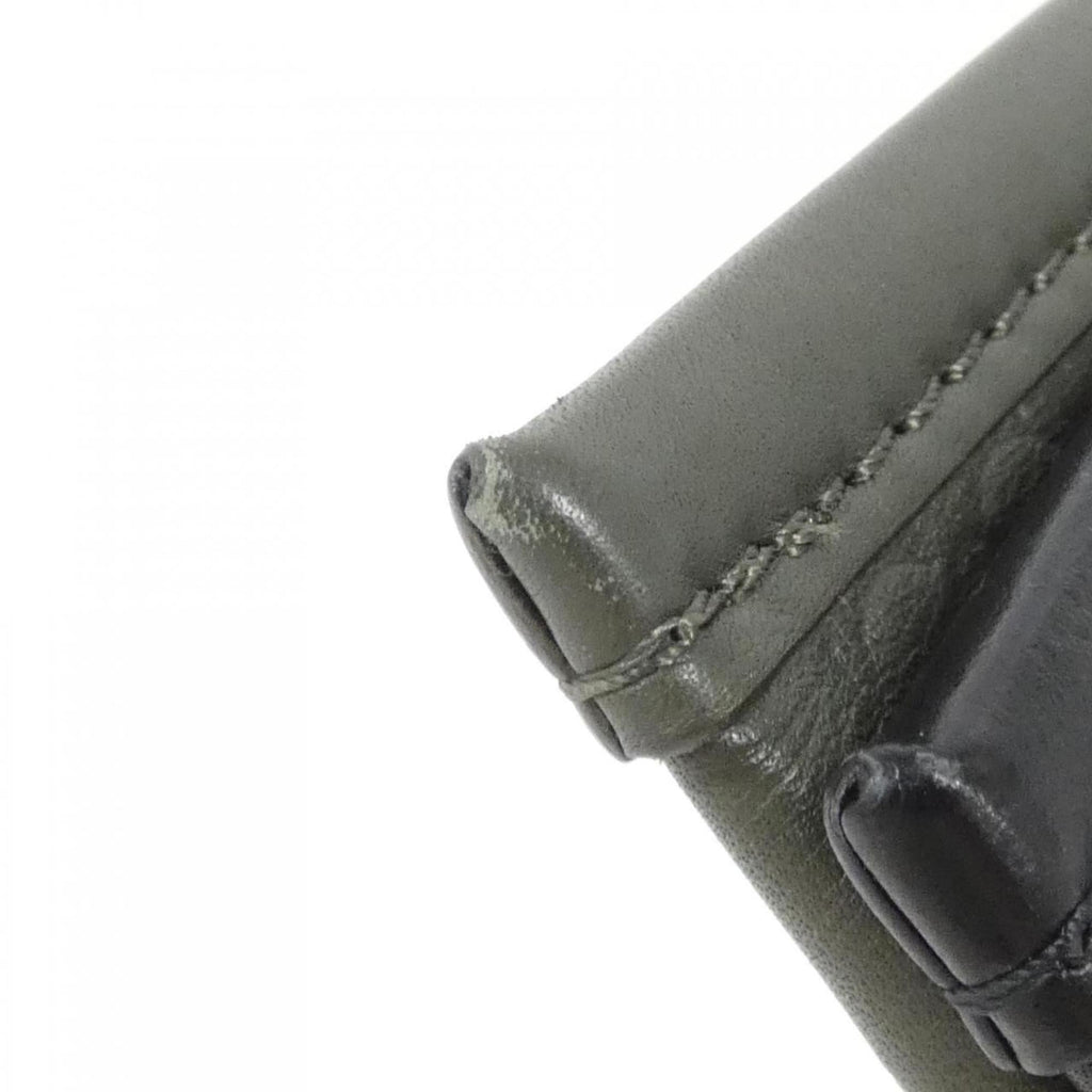 Louis Vuitton Black Khaki Leather Shoulder Bag