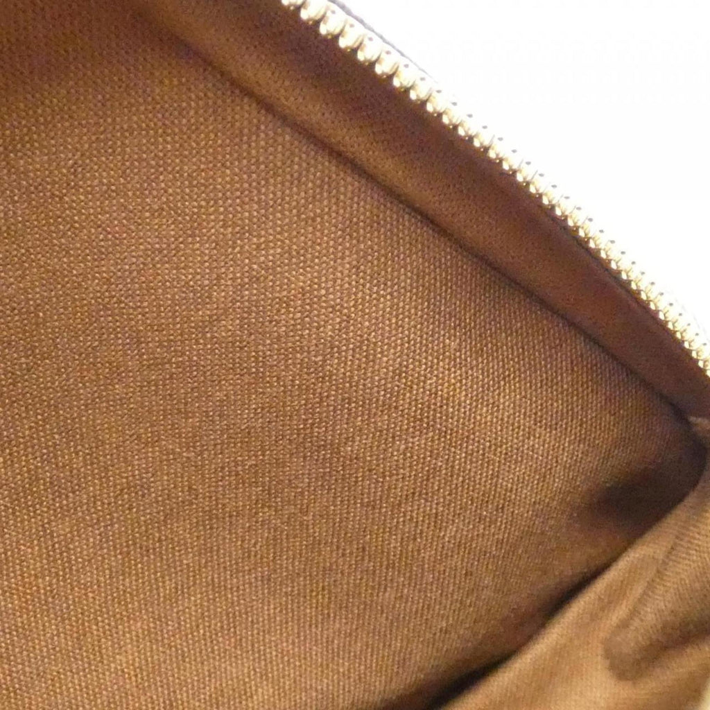 Louis Vuitton Marron Coated Canvas Pochette Shoulder Bag