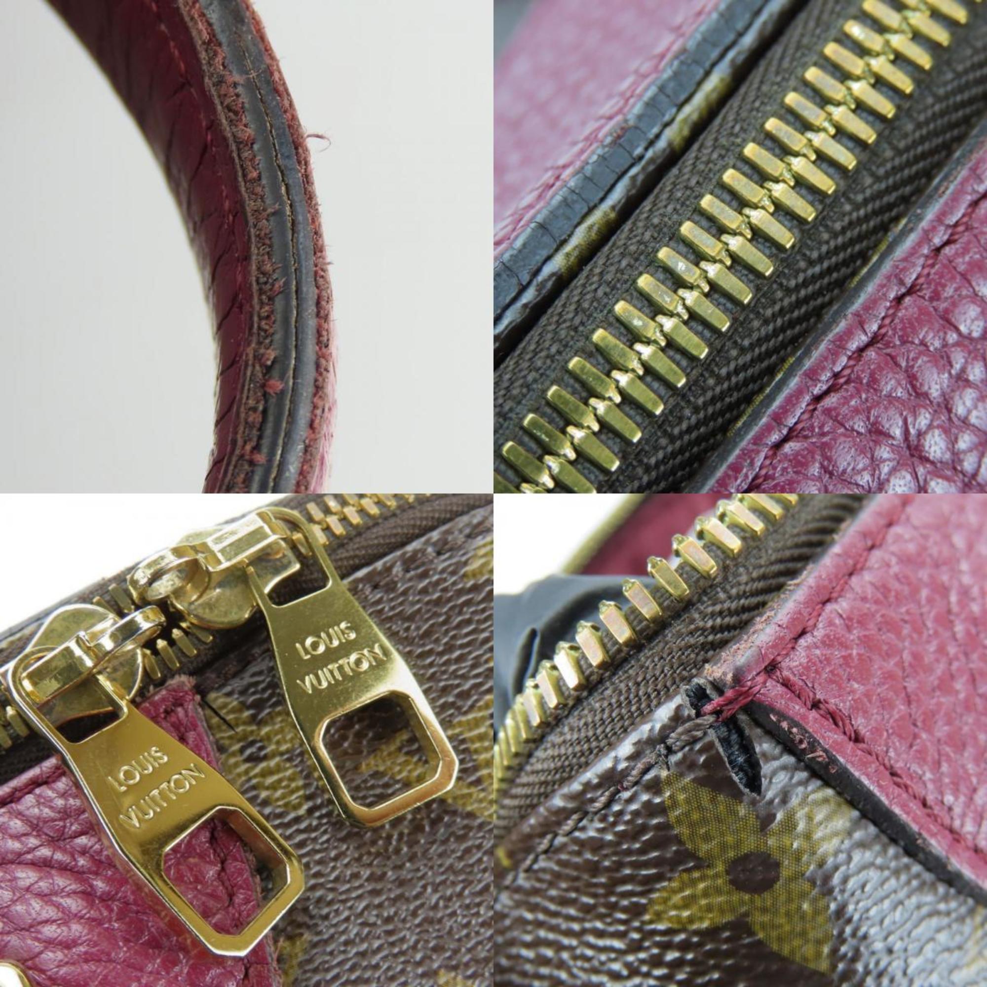 Louis Vuitton Aurore Brown Monogram Leather Handbag