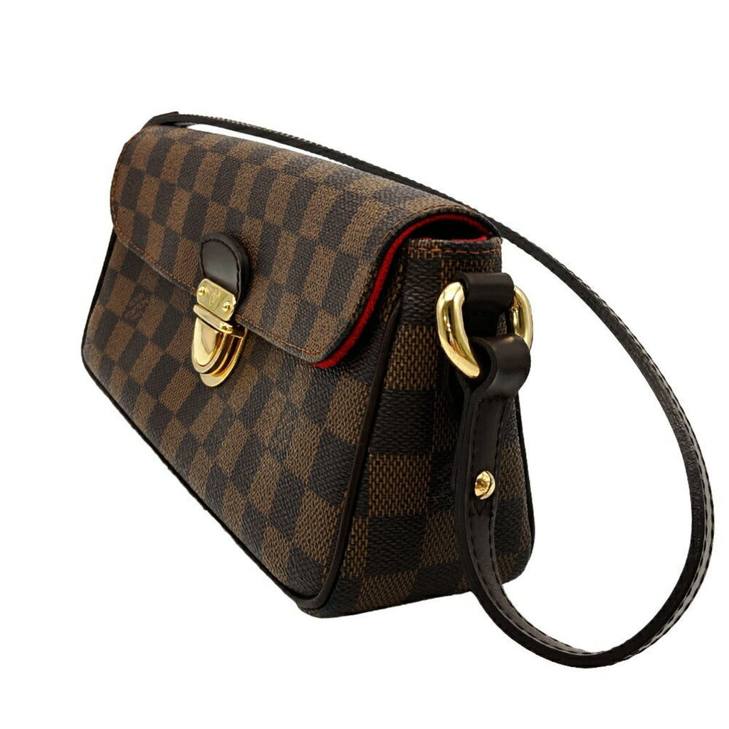 Louis Vuitton Damier Brown Damier Canvas Ebene Galle Leather Shoulder Bag
