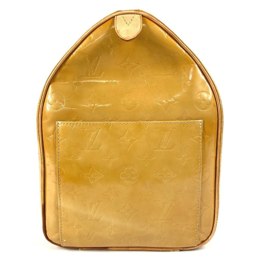 Louis Vuitton Beige Galle Monogram Vernis Boston Bag