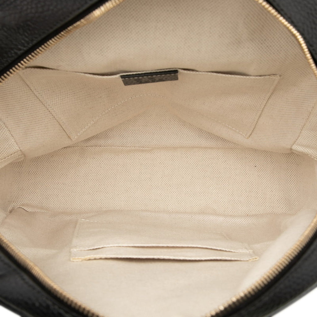 Gucci Black Leather Backpack (Pre-Owned)