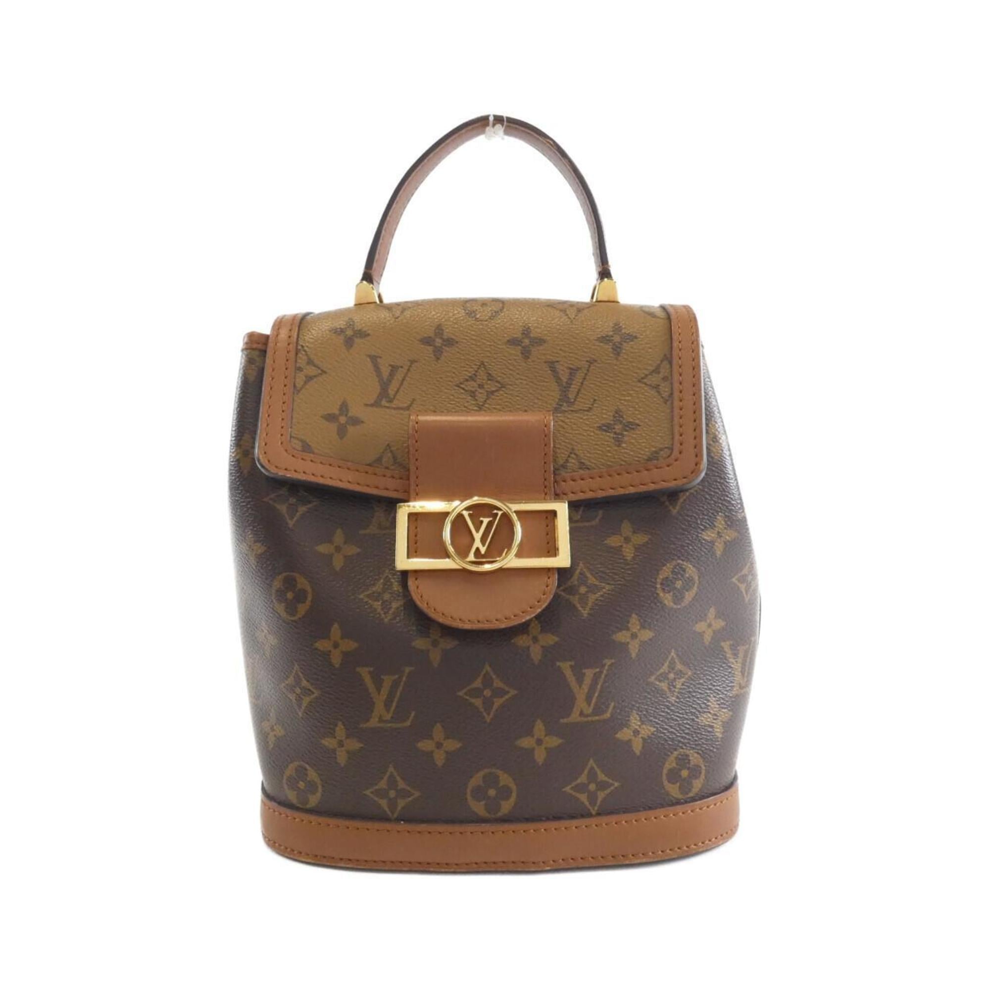 Louis Vuitton Brown Coated Canvas Backpack