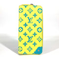 Louis Vuitton Monogram Blue Yellow Monogram Leather Long Wallet
