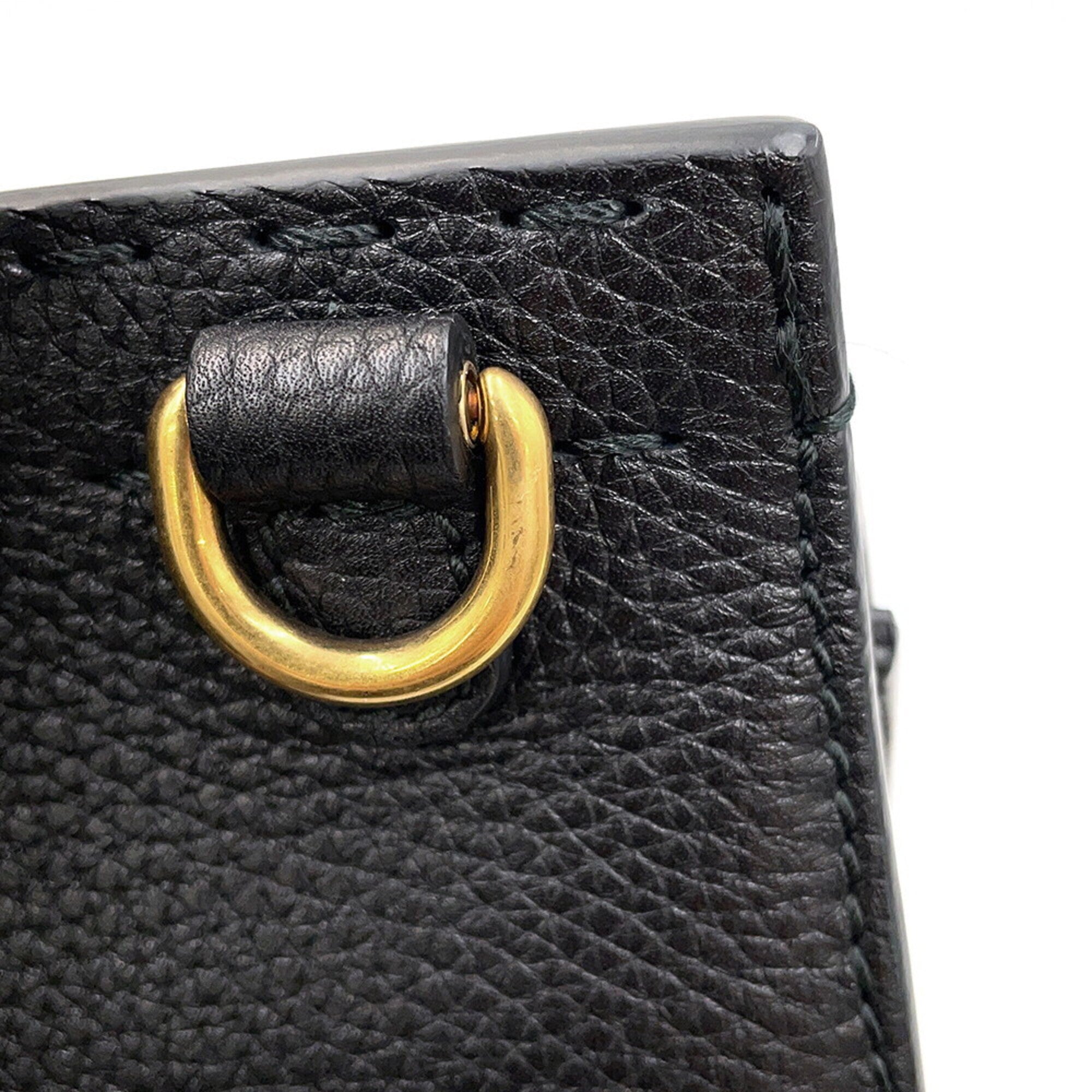 Gucci Black Leather Handbag (Pre-Owned)
