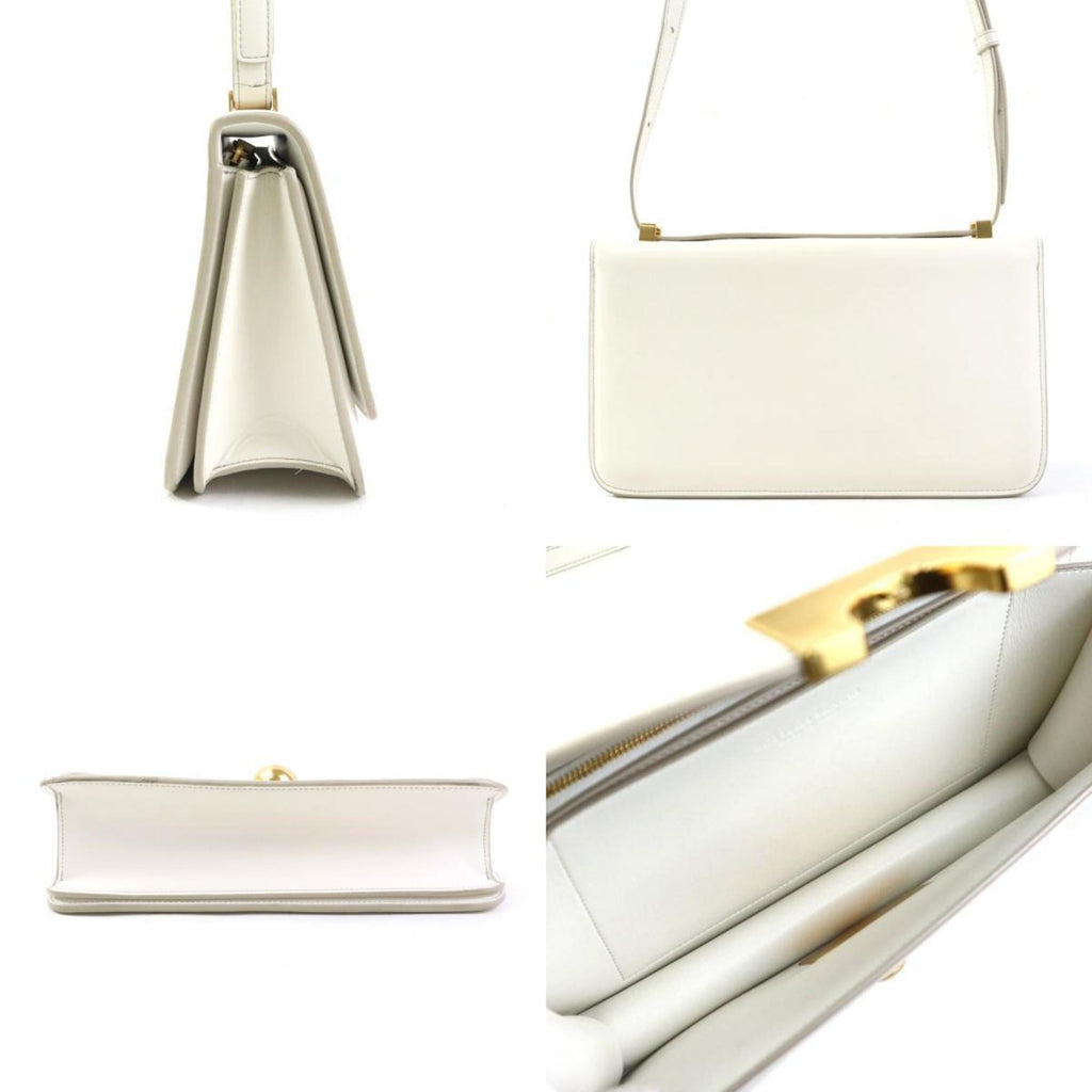 Bottega Veneta White Leather Shoulder Bag