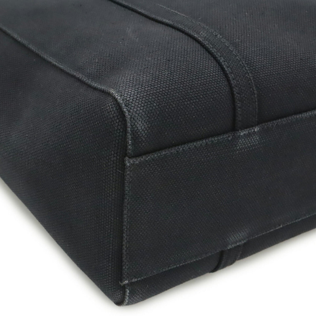 Balenciaga Black Canvas Shoulder Bag Tote