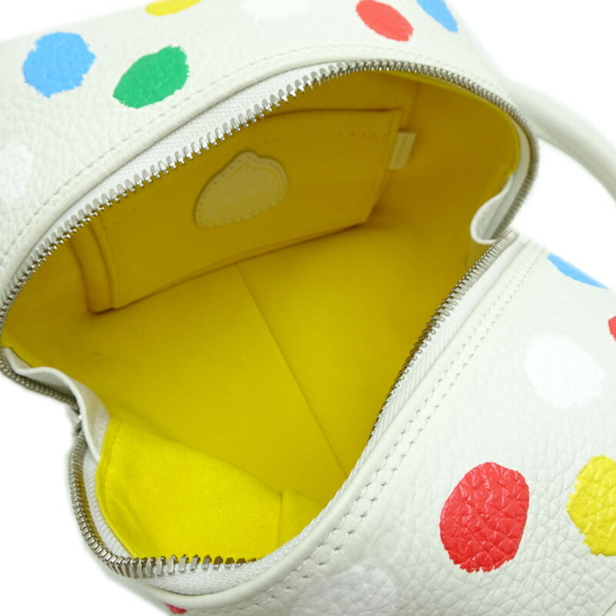 Louis Vuitton Multi-Color White Leather Shoulder Bag