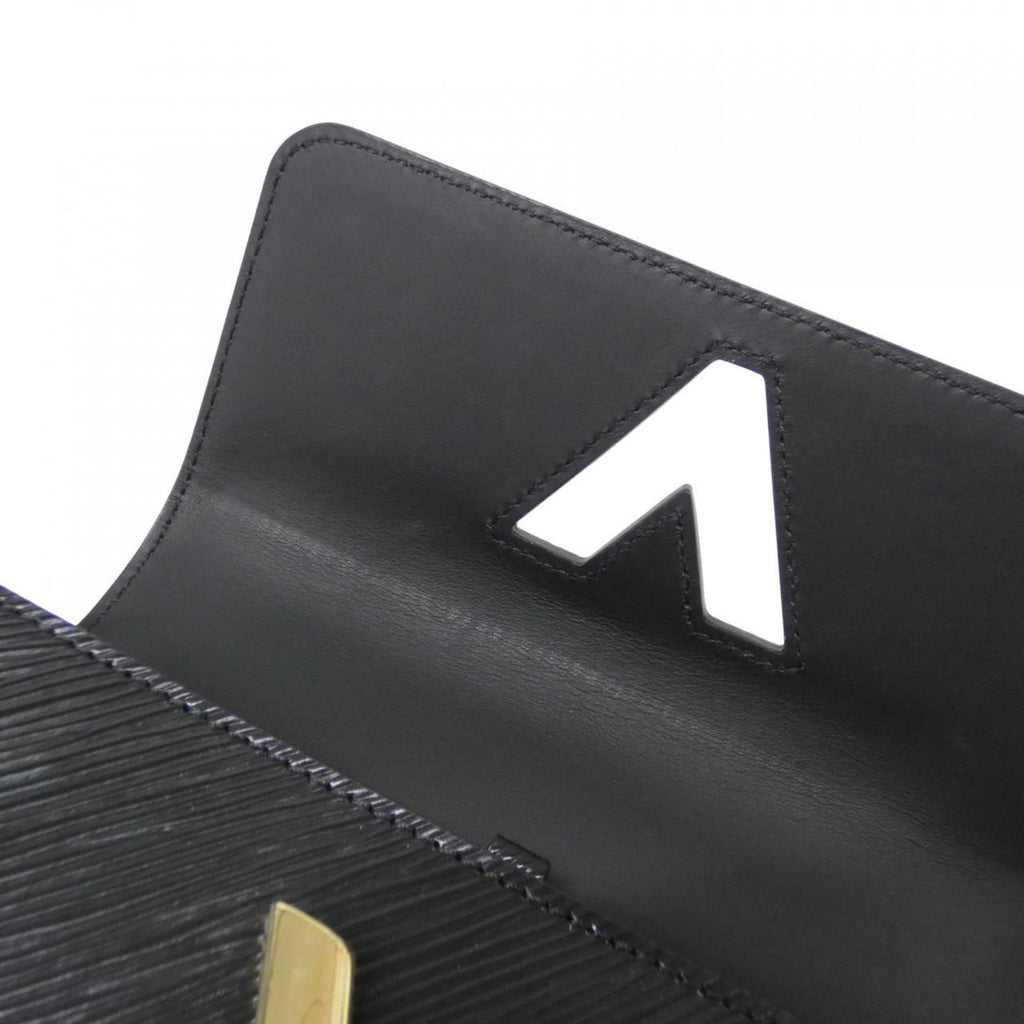 Louis Vuitton Black Leather Handbag Pochette