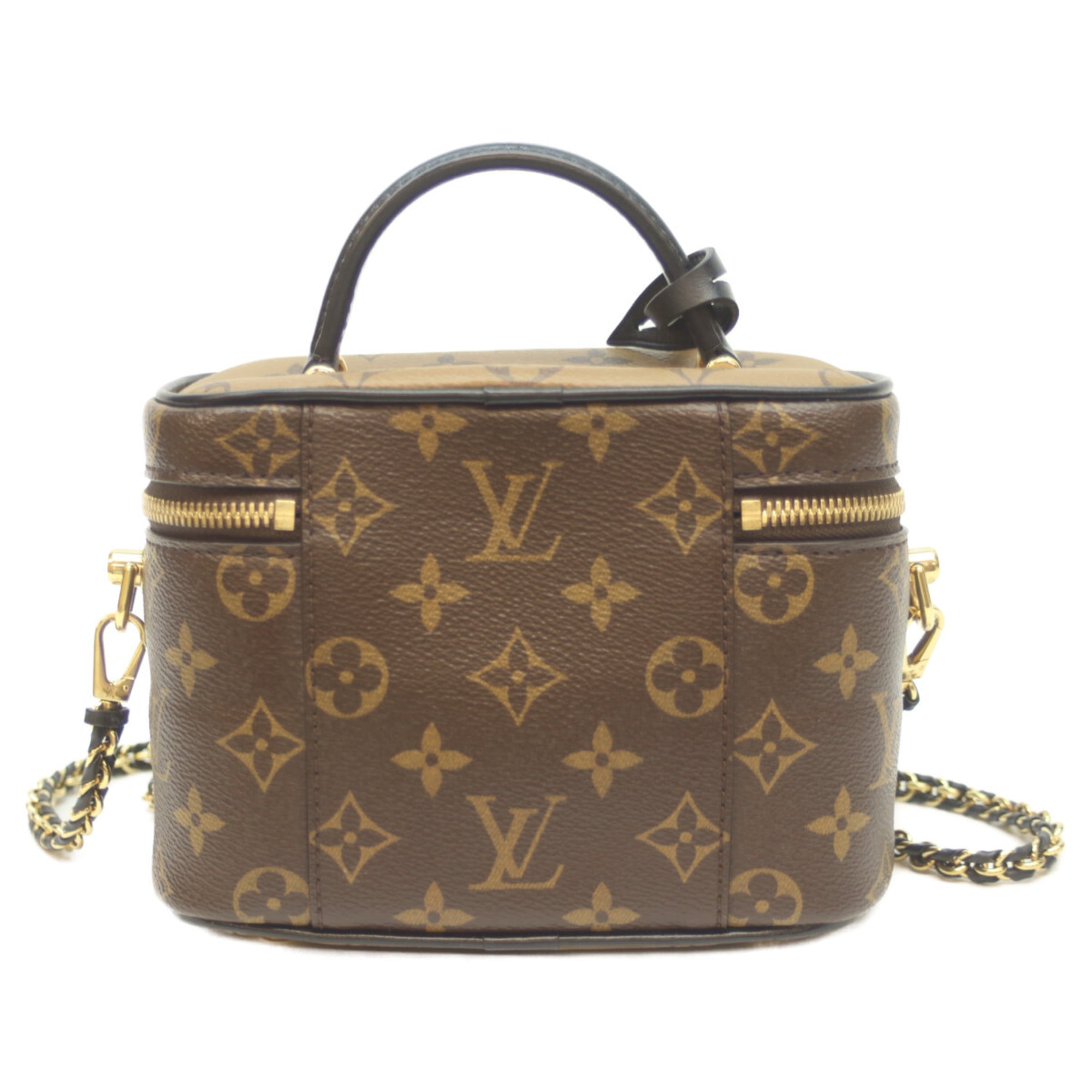 Louis Vuitton Black Brown Monogram Reverse Shoulder Bag