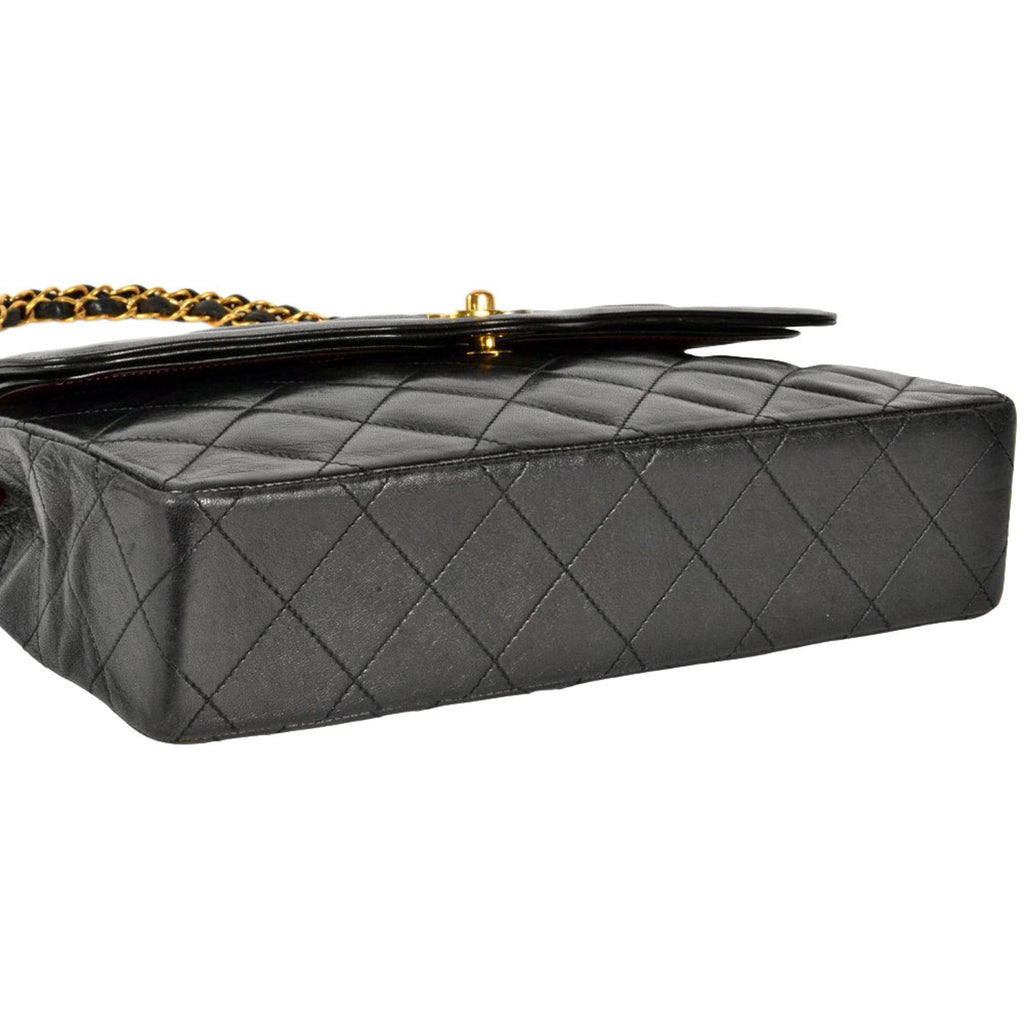 Chanel Black Leather Shoulder Bag