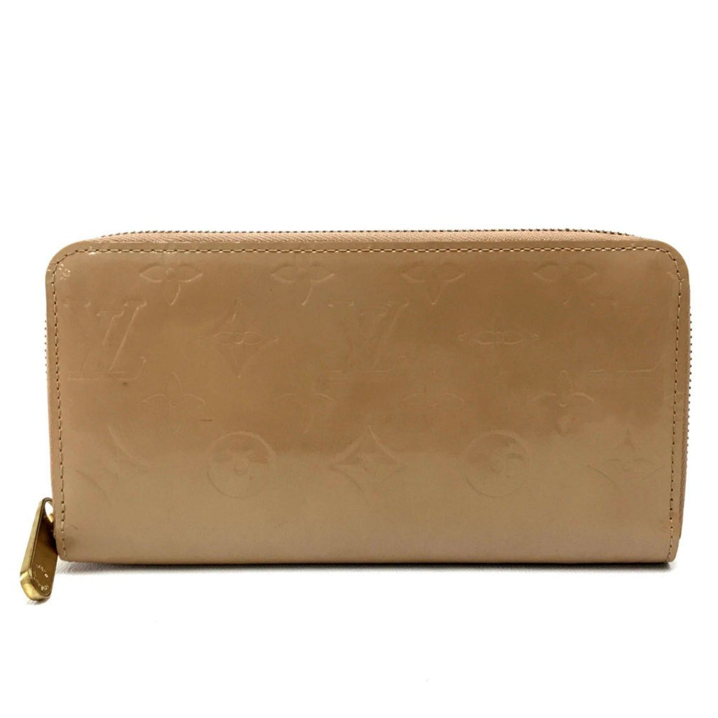 Louis Vuitton Beige Leather Long Wallet