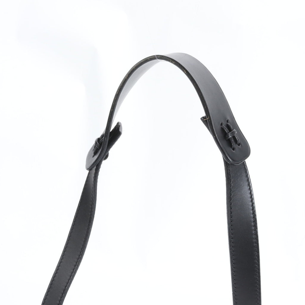 Gucci Black Canvas Leather Handbag Shoulder Bag Tote Bag (Pre-Owned)