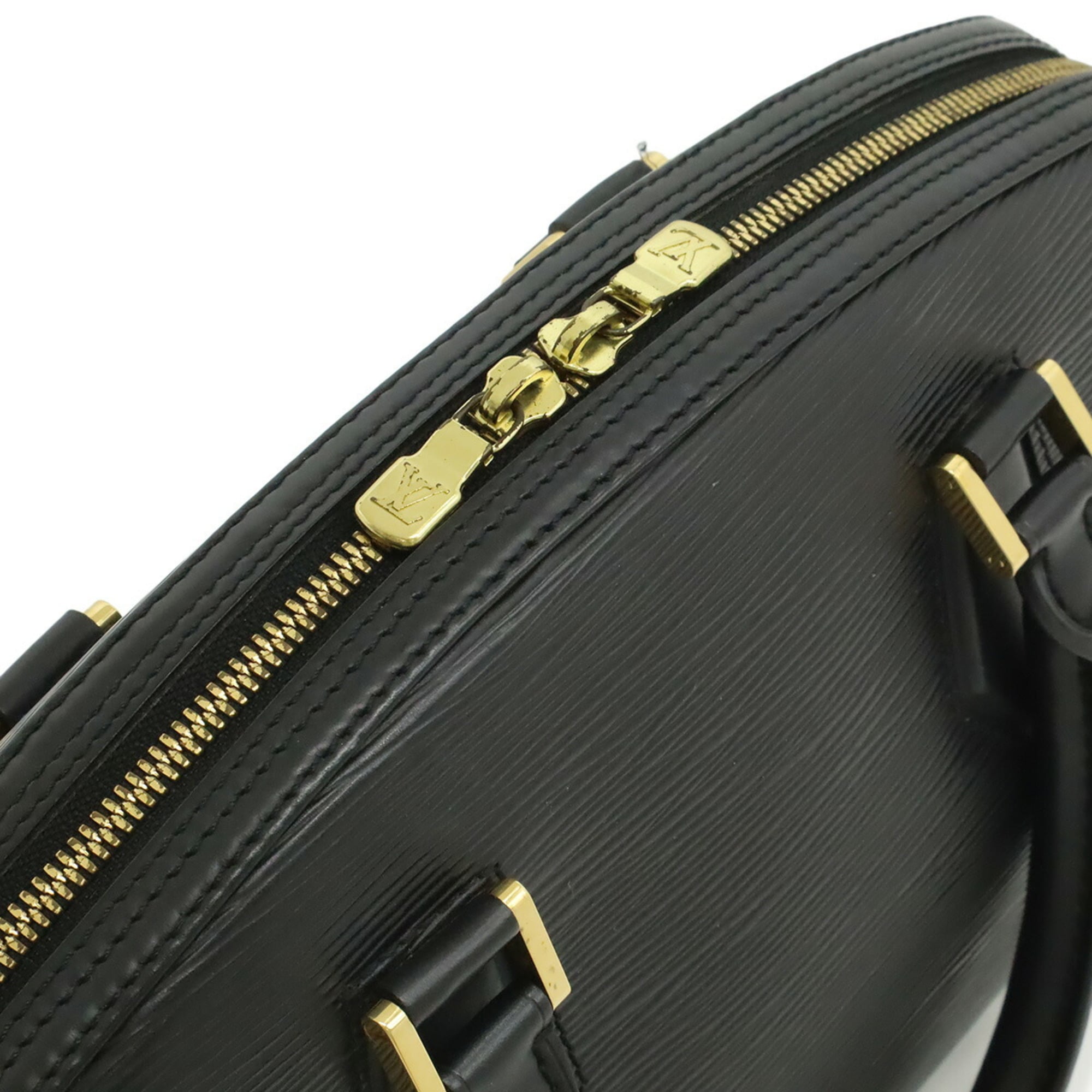 Louis Vuitton Noir Epi Leather Handbag
