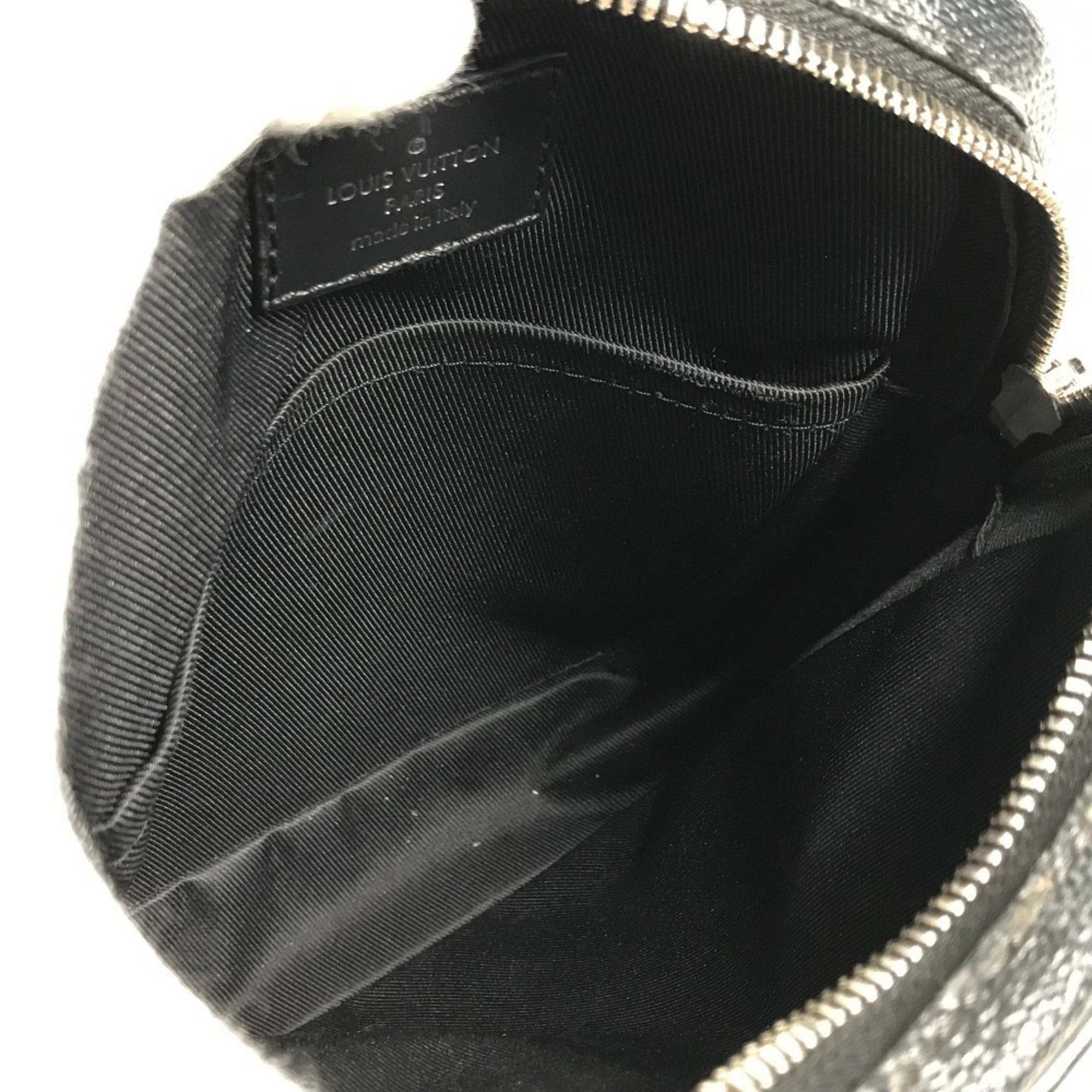 Louis Vuitton Black Damier Graphite Pochette Shoulder Bag