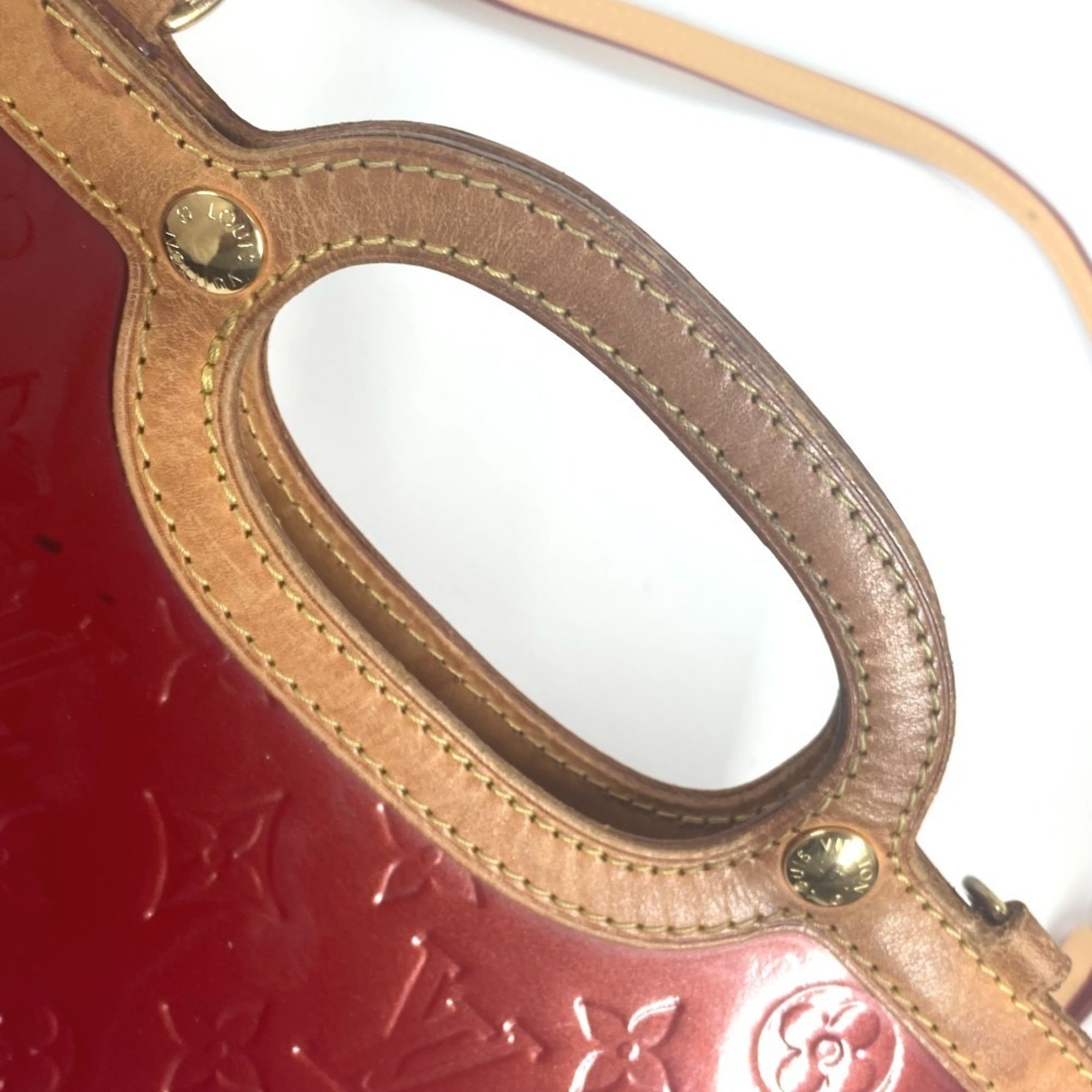 Louis Vuitton Monogram Vernis Red Color Monogram Vernis Handbag
