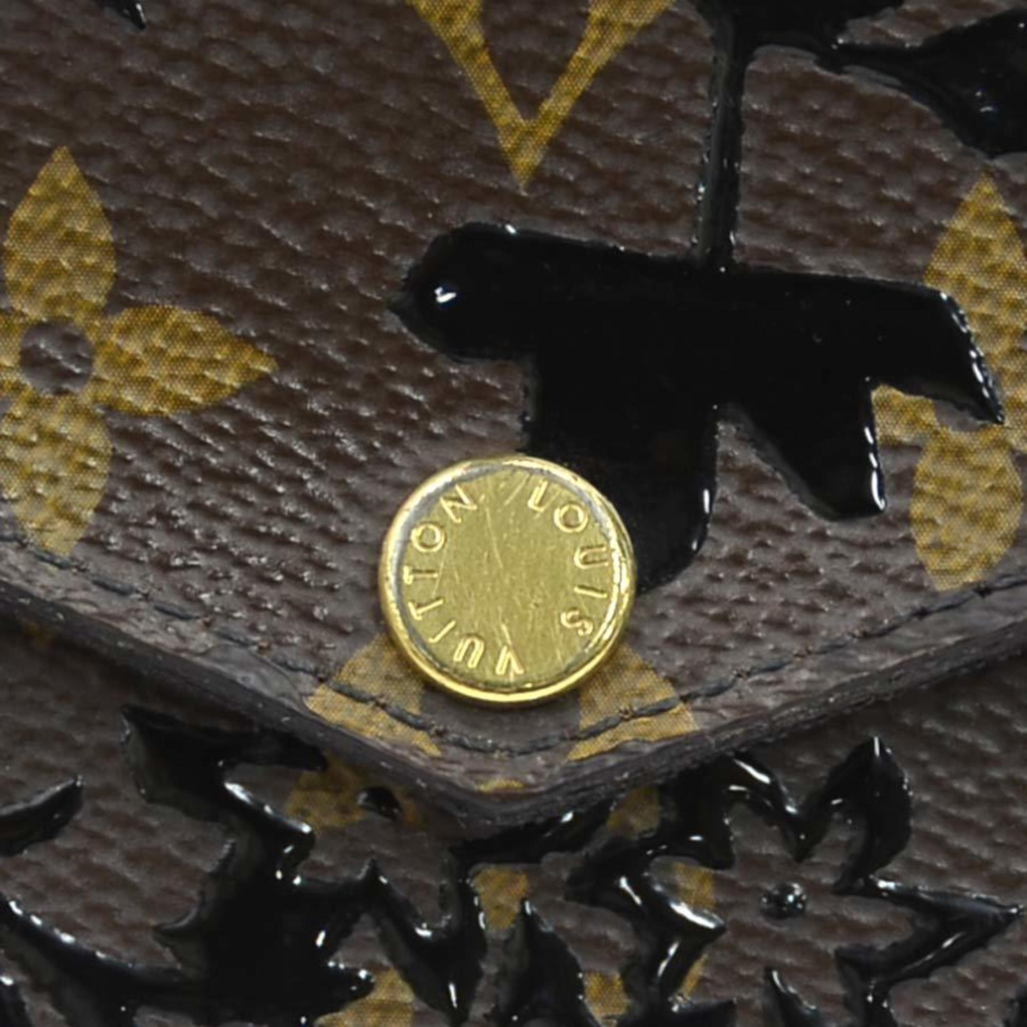 Louis Vuitton Black Brown Monogram Monogram Pochette Shoulder Bag