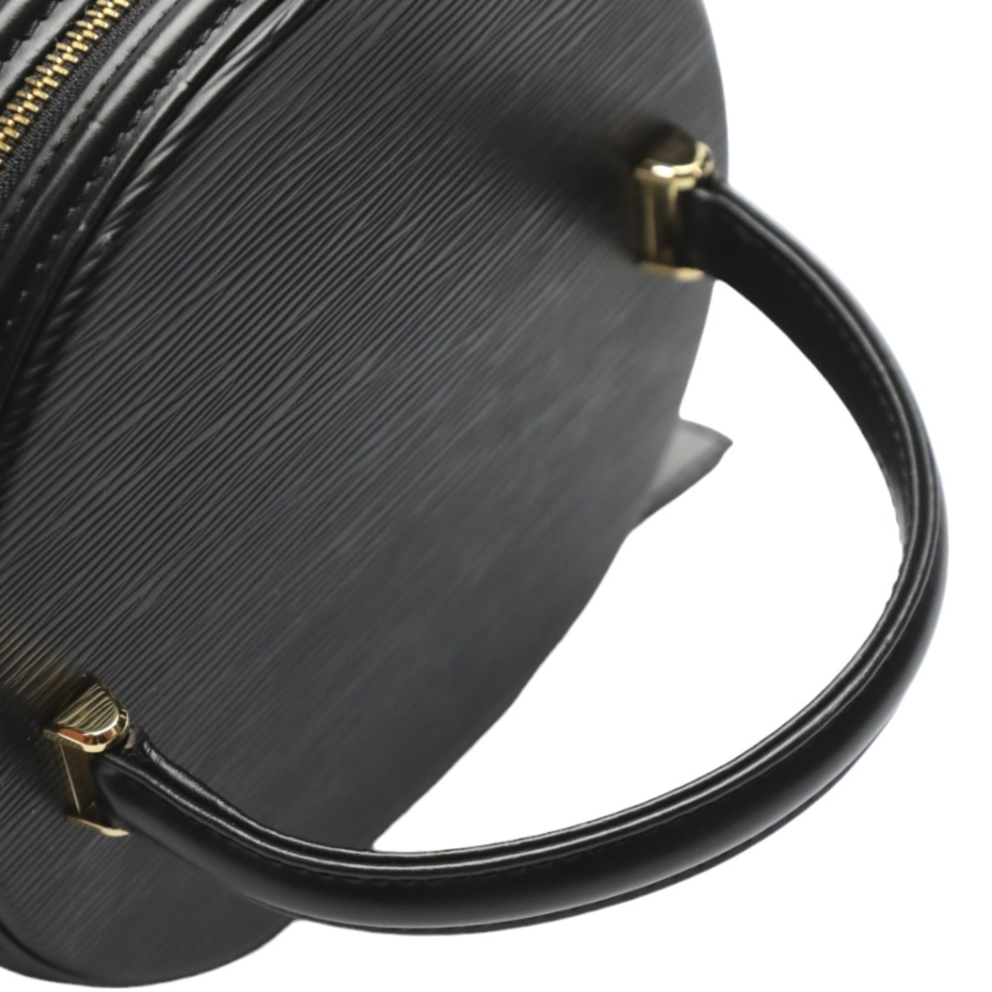 Louis Vuitton Noir Epi Leather Handbag