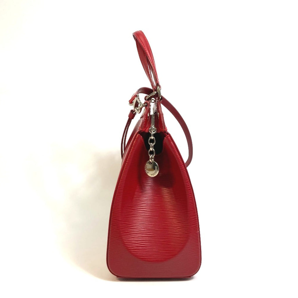 Louis Vuitton Red Leather Handbag
