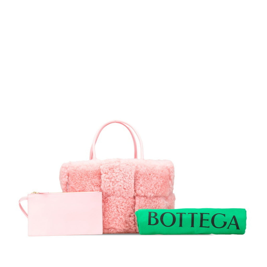 Bottega Veneta Pink Leather Handbag