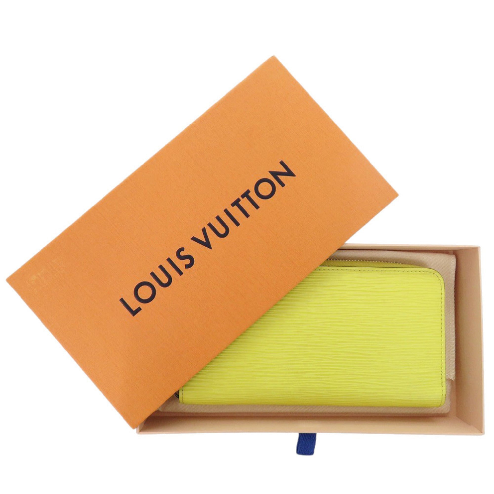 Louis Vuitton Yellow Epi Leather Long Wallet