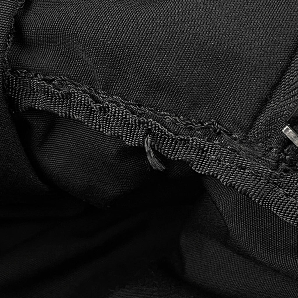 Christian Dior Black Blue Canvas Leather Backpack (Pre-Owned)