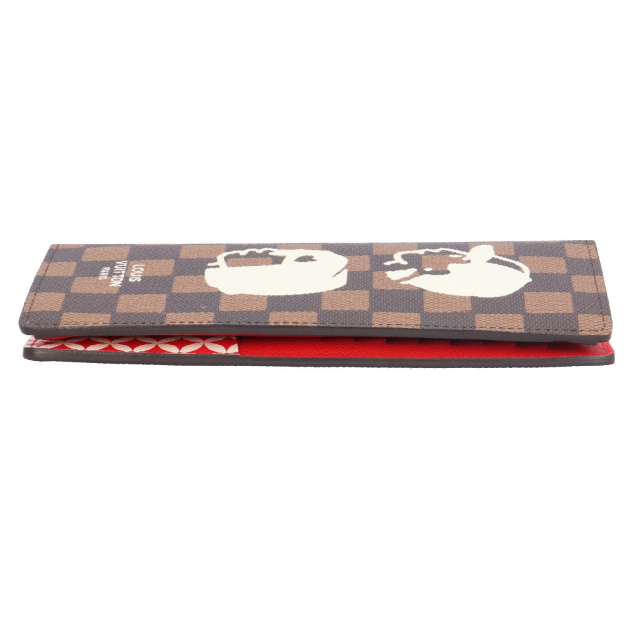 Louis Vuitton Brown Damier Canvas Long Wallet