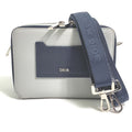 Christian Dior Gray Leather Shoulder Bag (Pre-Owned)