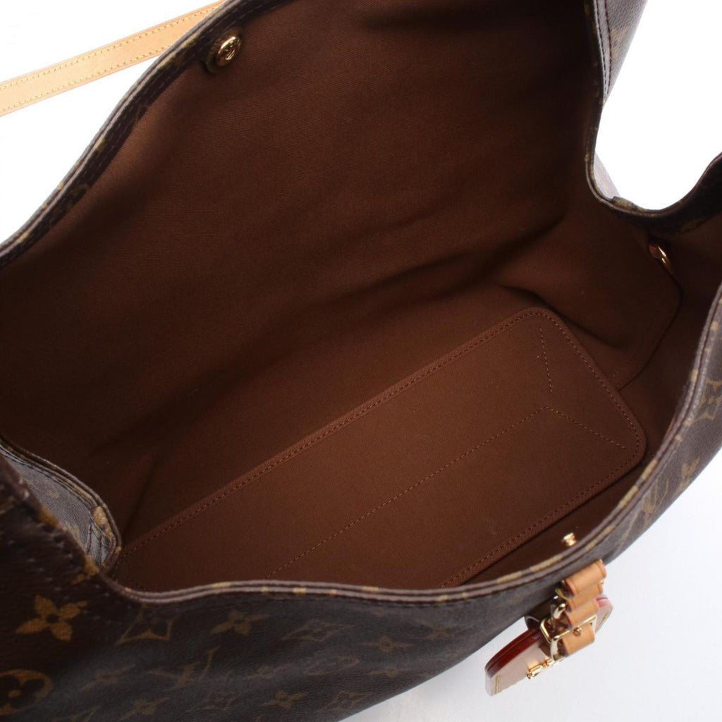 Louis Vuitton Brown Coated Canvas Monogram Pvc Leather Handbag