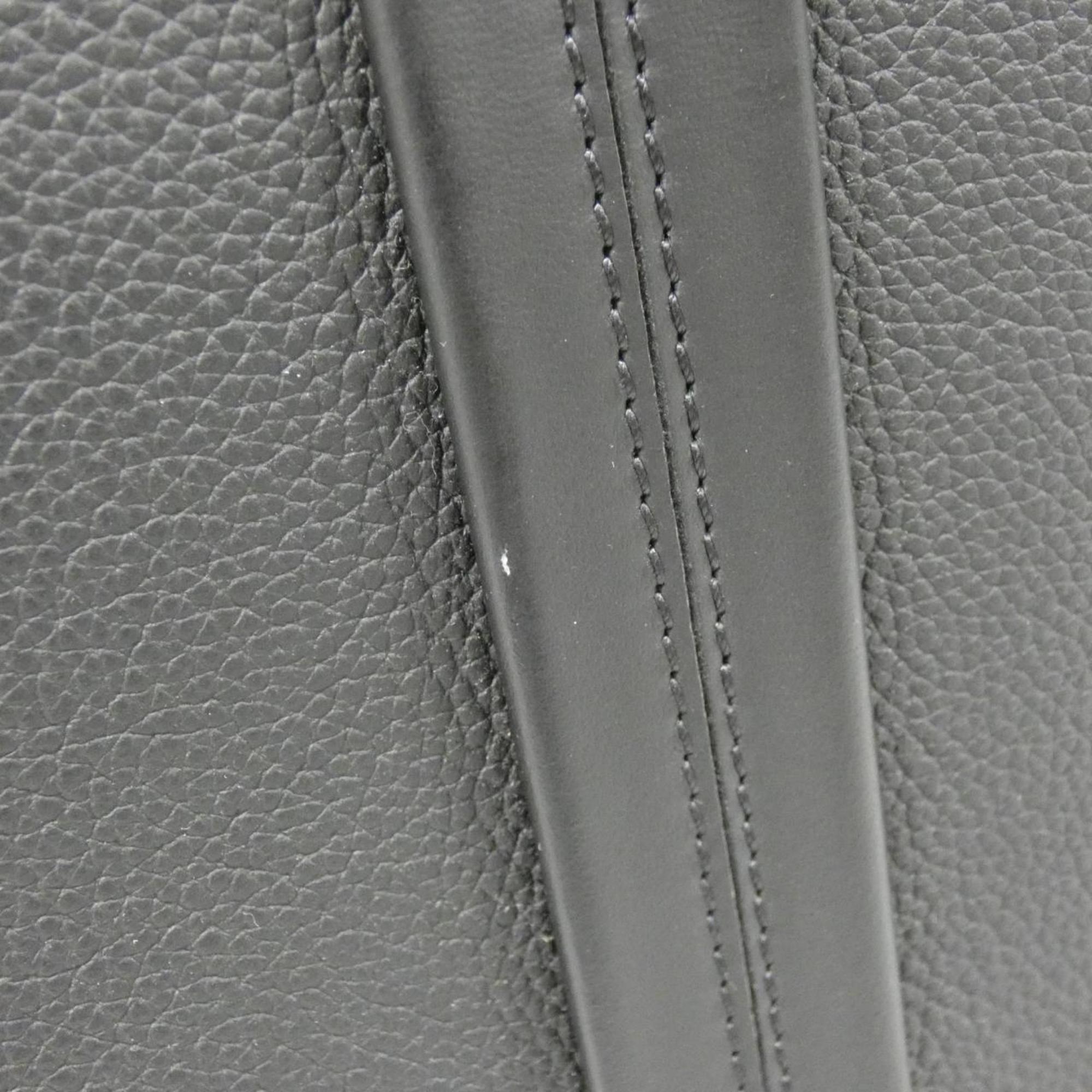 Louis Vuitton Black Leather Handbag