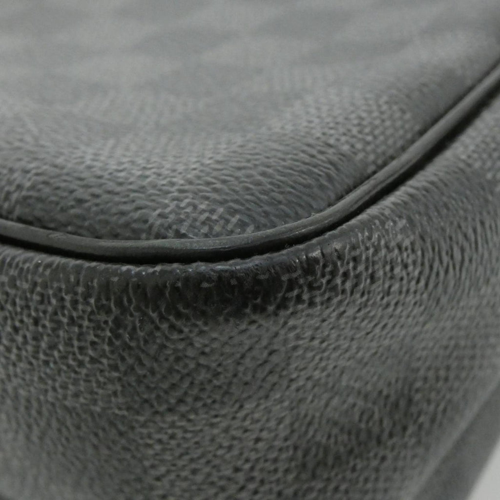 Louis Vuitton Graphite Coated Canvas Shoulder Bag