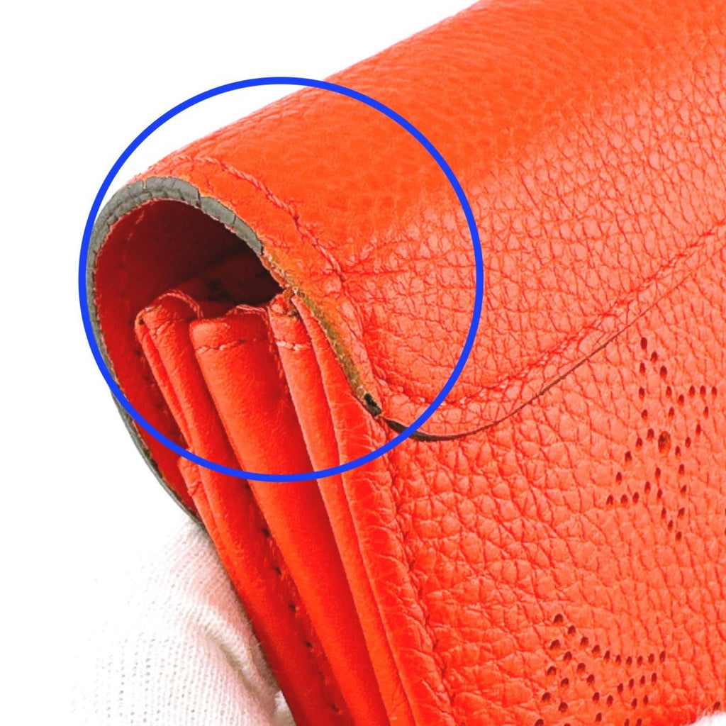 Louis Vuitton Corail Mahina Leather Long Wallet