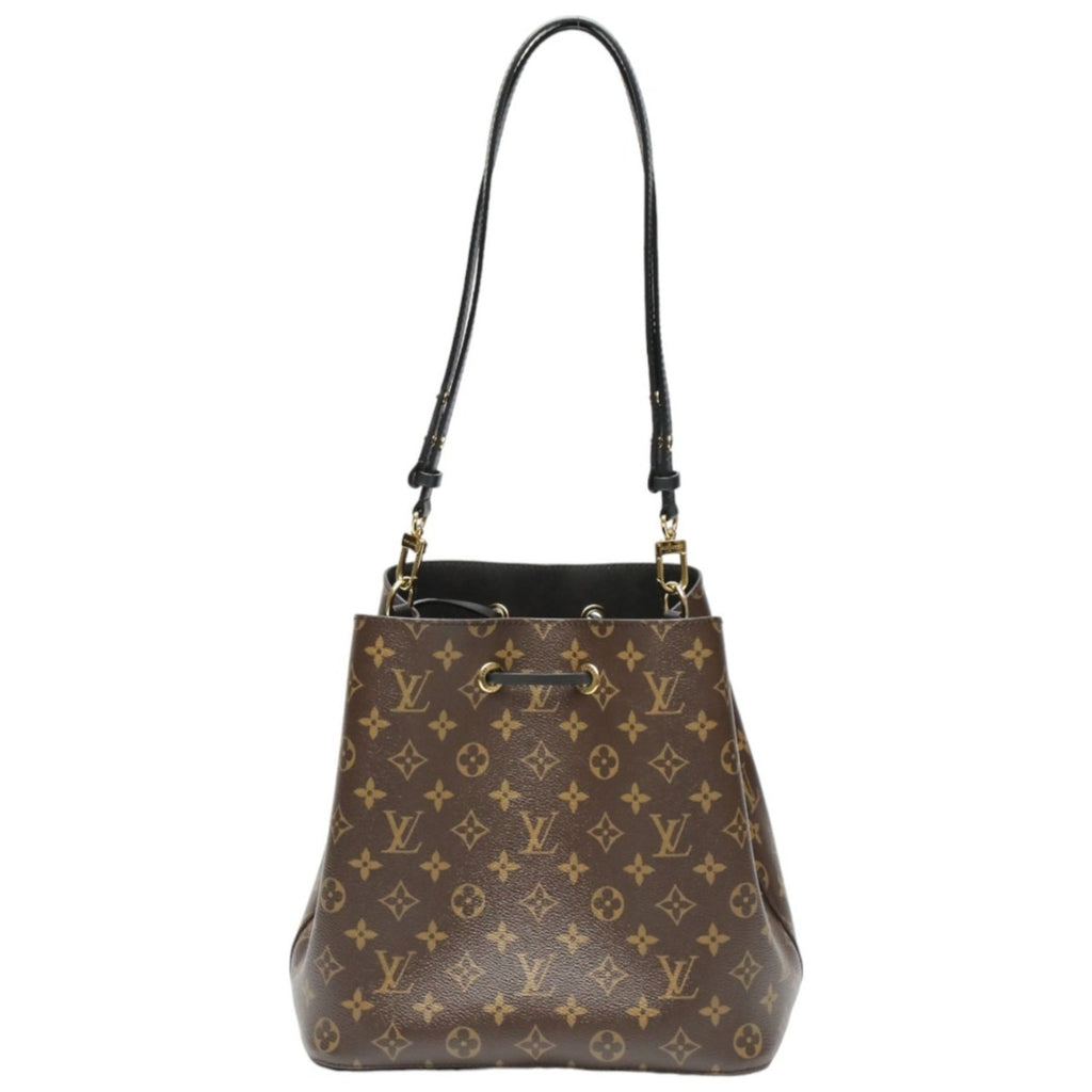 Louis Vuitton Brown Noir Monogram Canvas Shoulder Bag