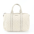 Gucci Guccissima Ivory Leather Handbag (Pre-Owned)